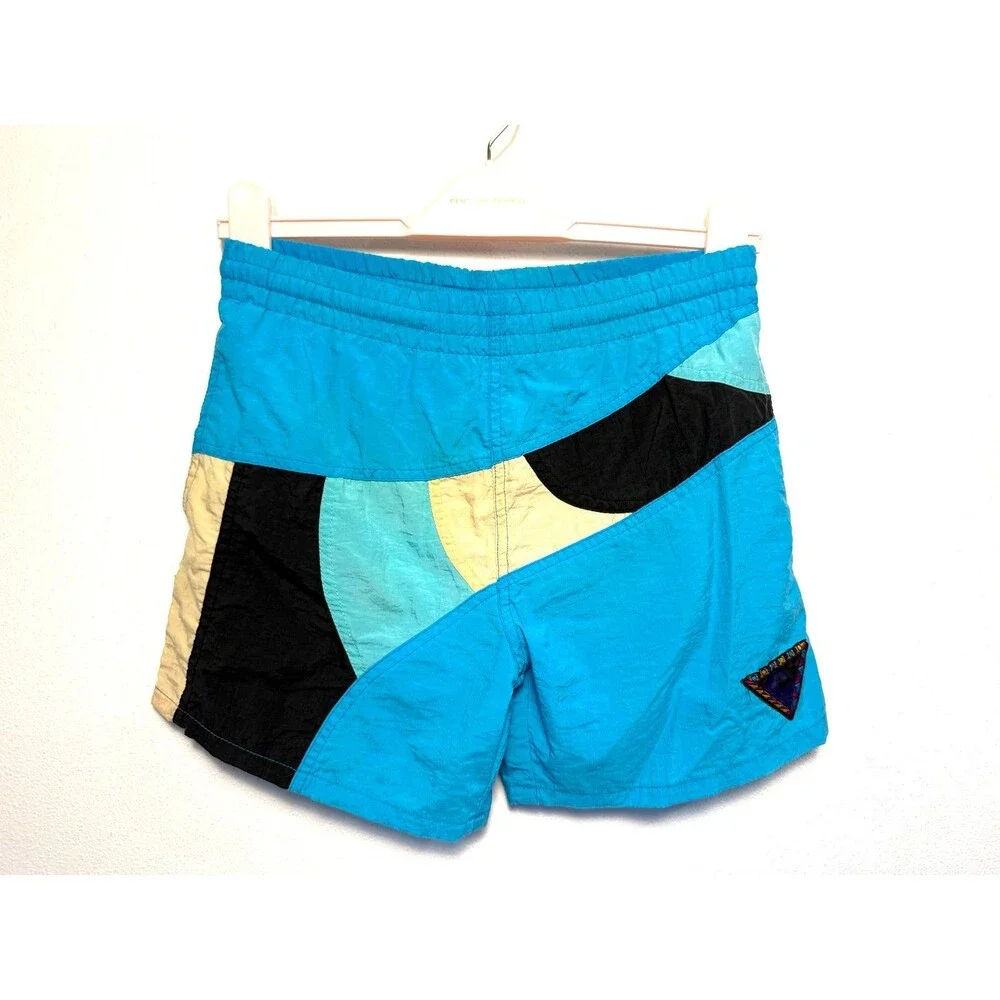 Vintage Retro Color Block Swim Trunks Vintage Retro Color Block Swim Trunks Boys